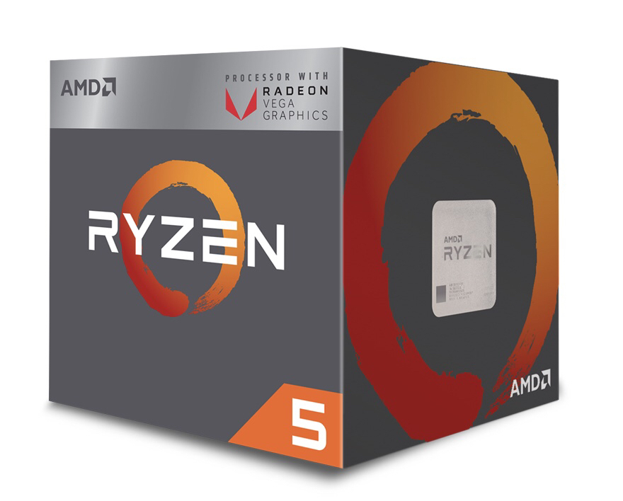 AMD Ryzen 5 2400G - 3.6Ghz Up To 3.9Ghz - RAVEN RIDGE ( Socket AM4 )