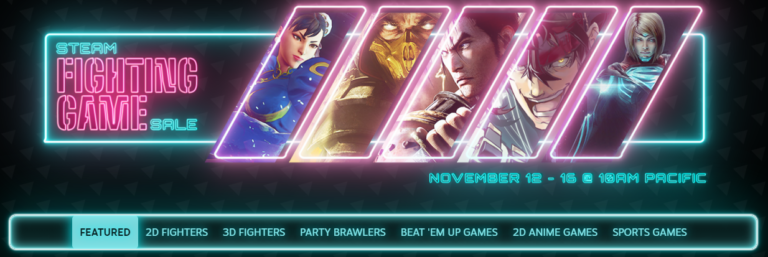steam fighting game sale 2020
