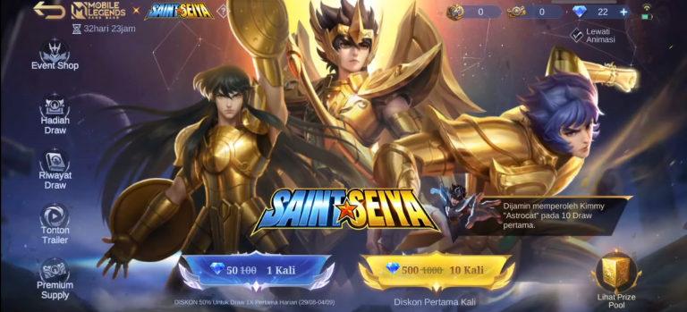 Mobile Legends x Saint Seiya