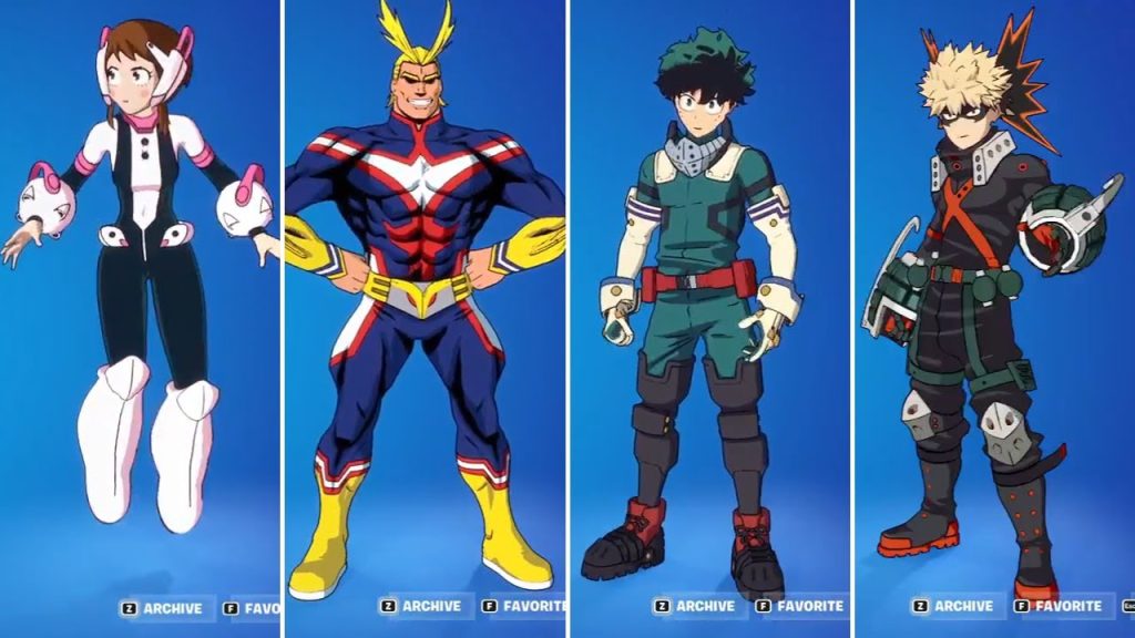 Fortnite x My Hero Academi