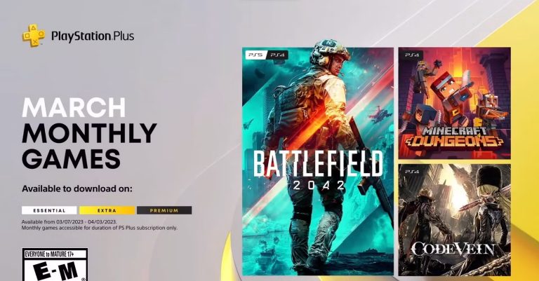 PS PLus bulan Maret
