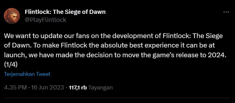 Flintlock: The Siege of Dawn