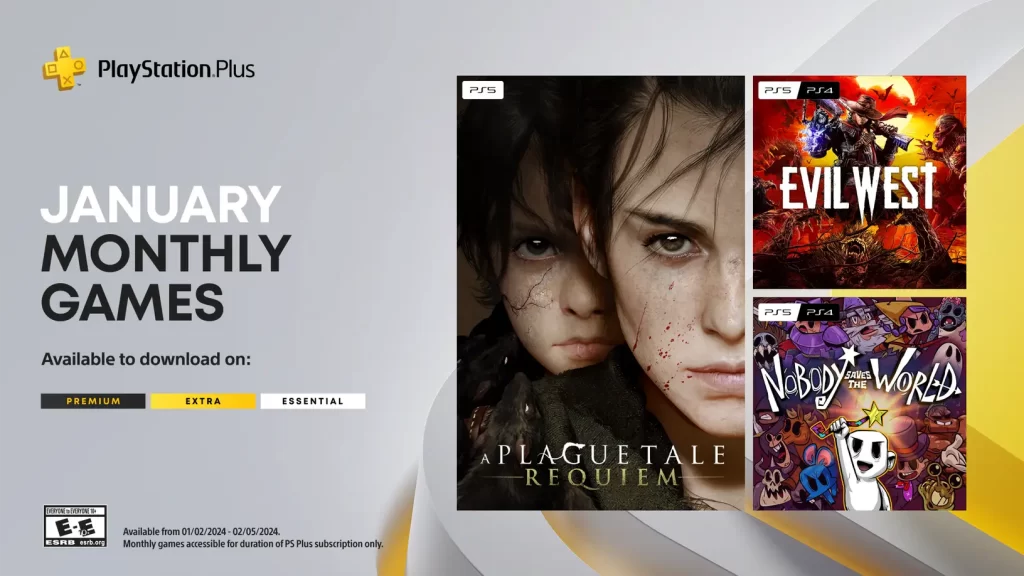 PS Plus Januari