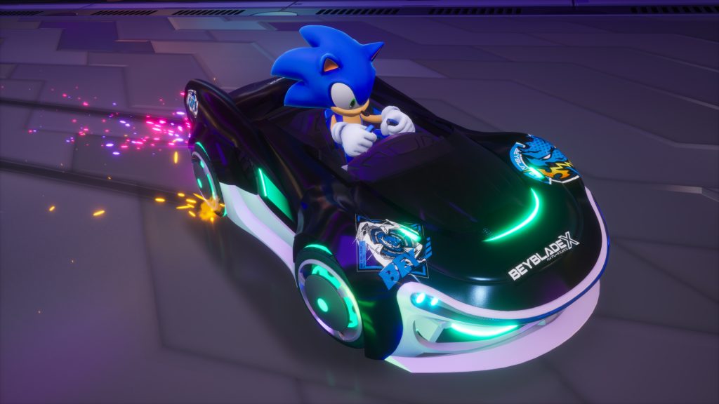 sonic x beyblade